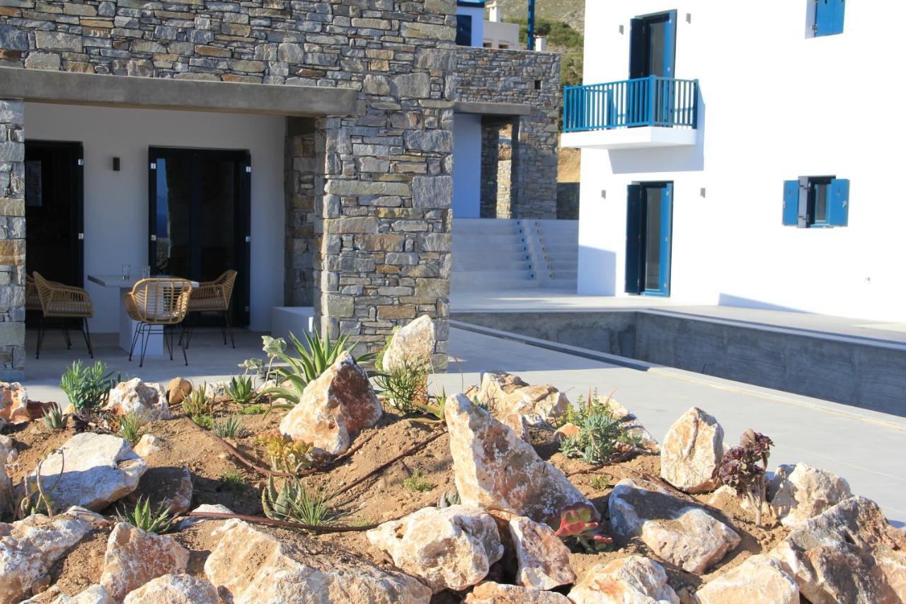 Paros-Memories-Neubau-Villen, Sportpool Aspro Chorio Eksteriør bilde