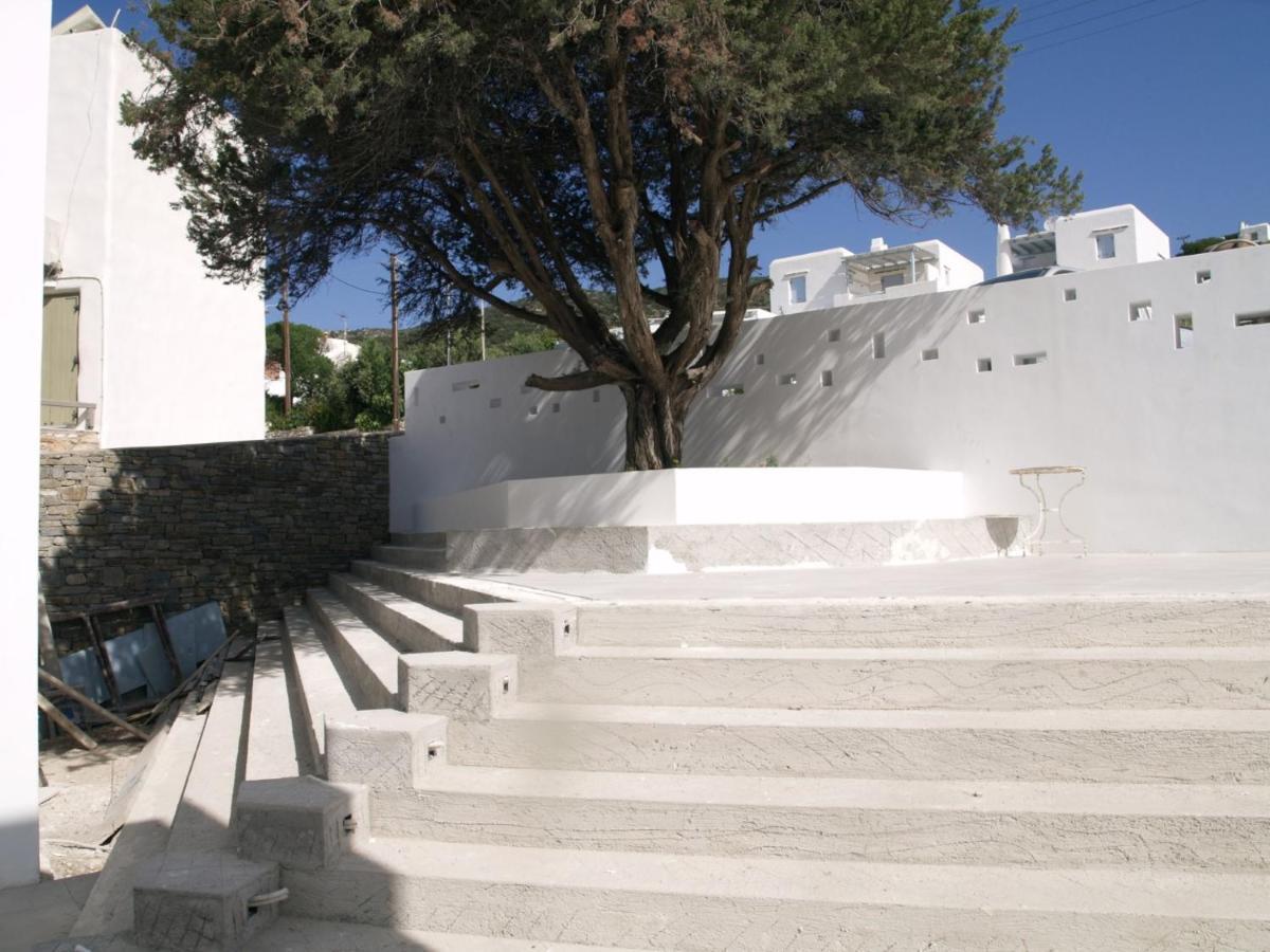 Paros-Memories-Neubau-Villen, Sportpool Aspro Chorio Eksteriør bilde