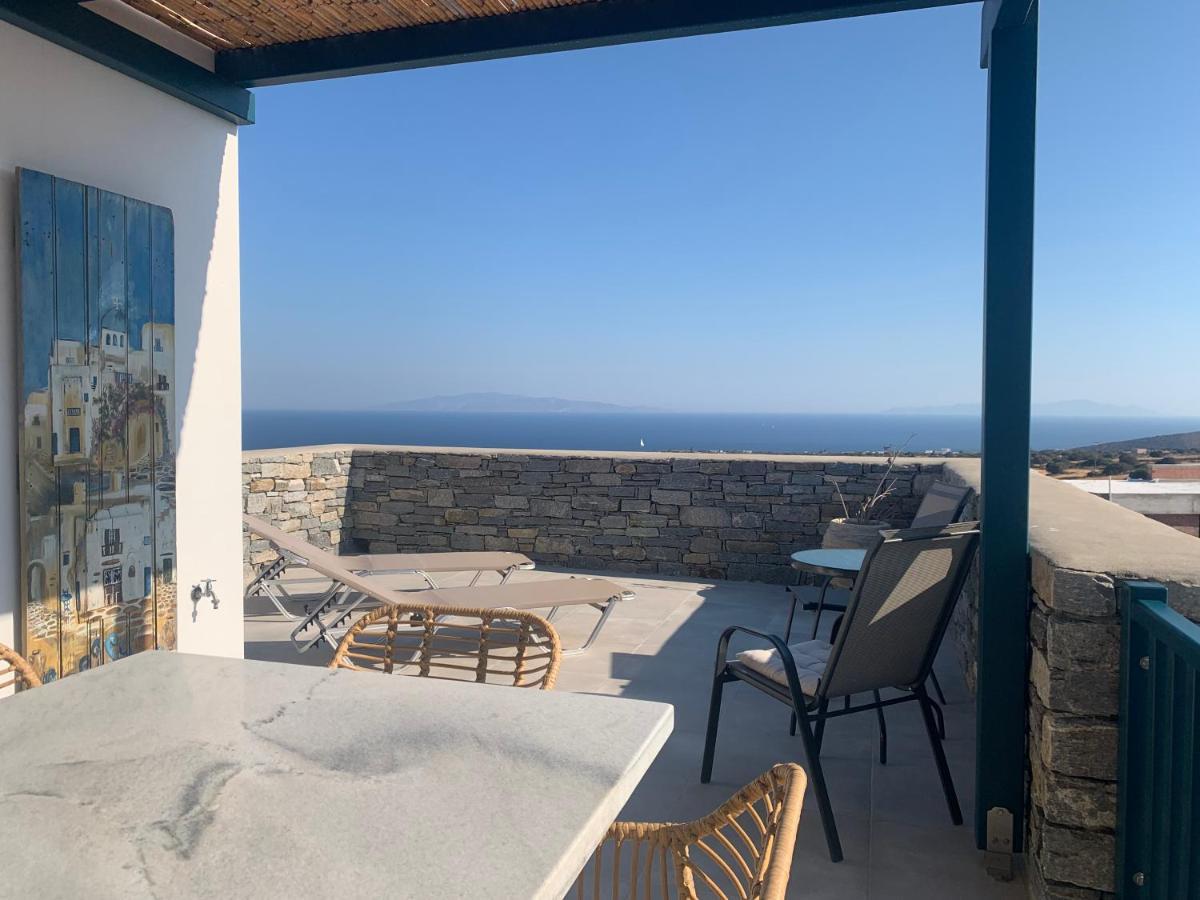 Paros-Memories-Neubau-Villen, Sportpool Aspro Chorio Eksteriør bilde
