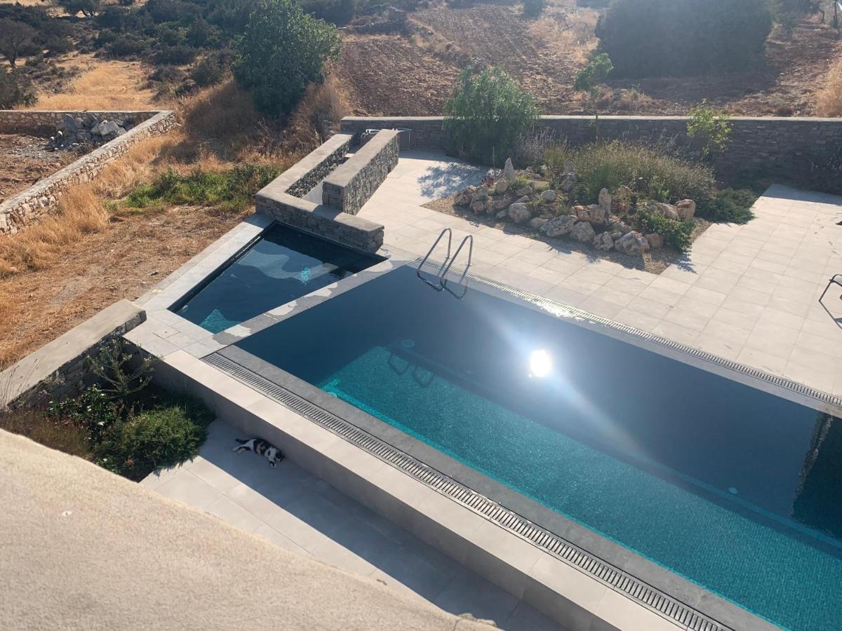 Paros-Memories-Neubau-Villen, Sportpool Aspro Chorio Eksteriør bilde