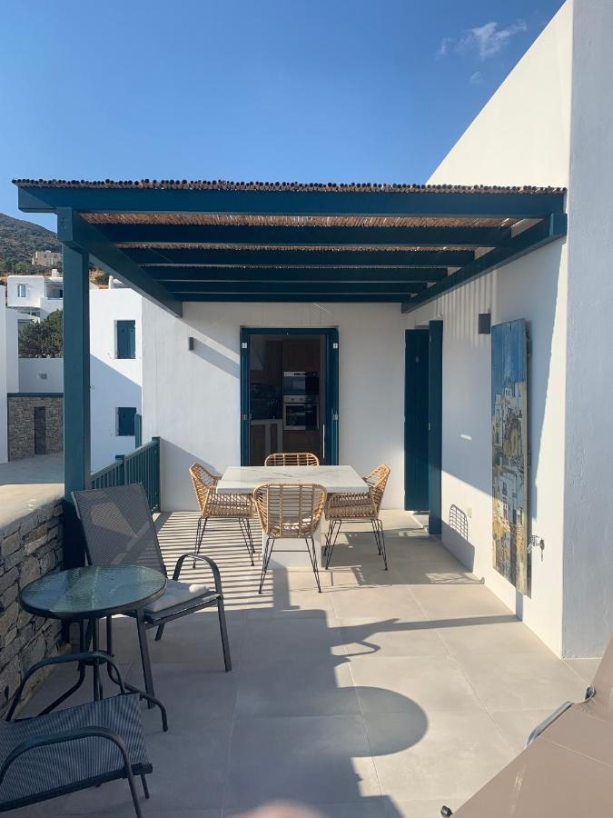 Paros-Memories-Neubau-Villen, Sportpool Aspro Chorio Eksteriør bilde