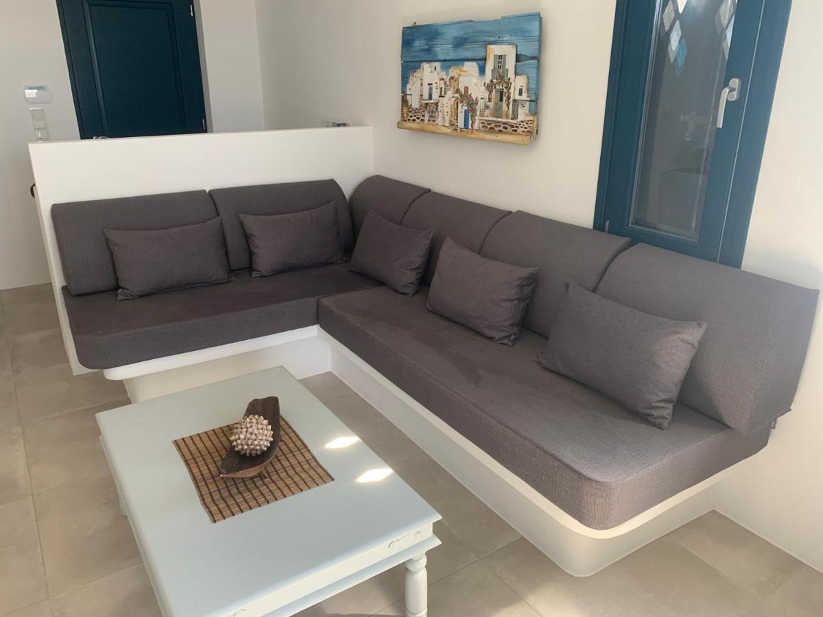 Paros-Memories-Neubau-Villen, Sportpool Aspro Chorio Eksteriør bilde