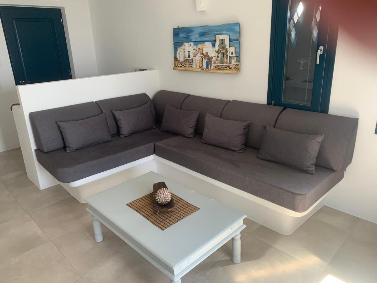 Paros-Memories-Neubau-Villen, Sportpool Aspro Chorio Eksteriør bilde