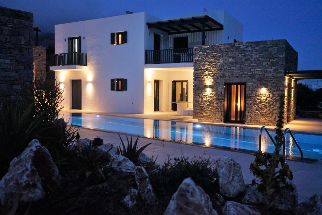 Paros-Memories-Neubau-Villen, Sportpool Aspro Chorio Eksteriør bilde