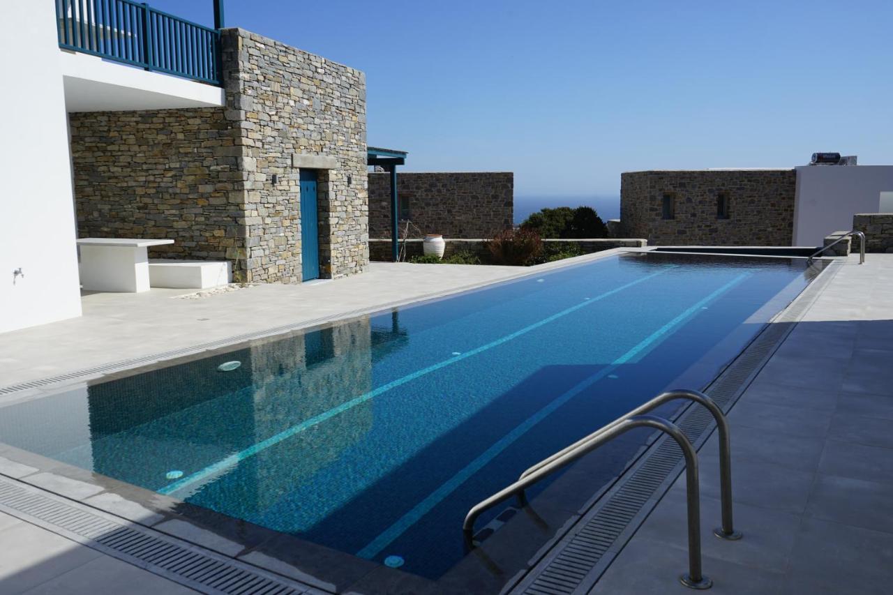 Paros-Memories-Neubau-Villen, Sportpool Aspro Chorio Eksteriør bilde