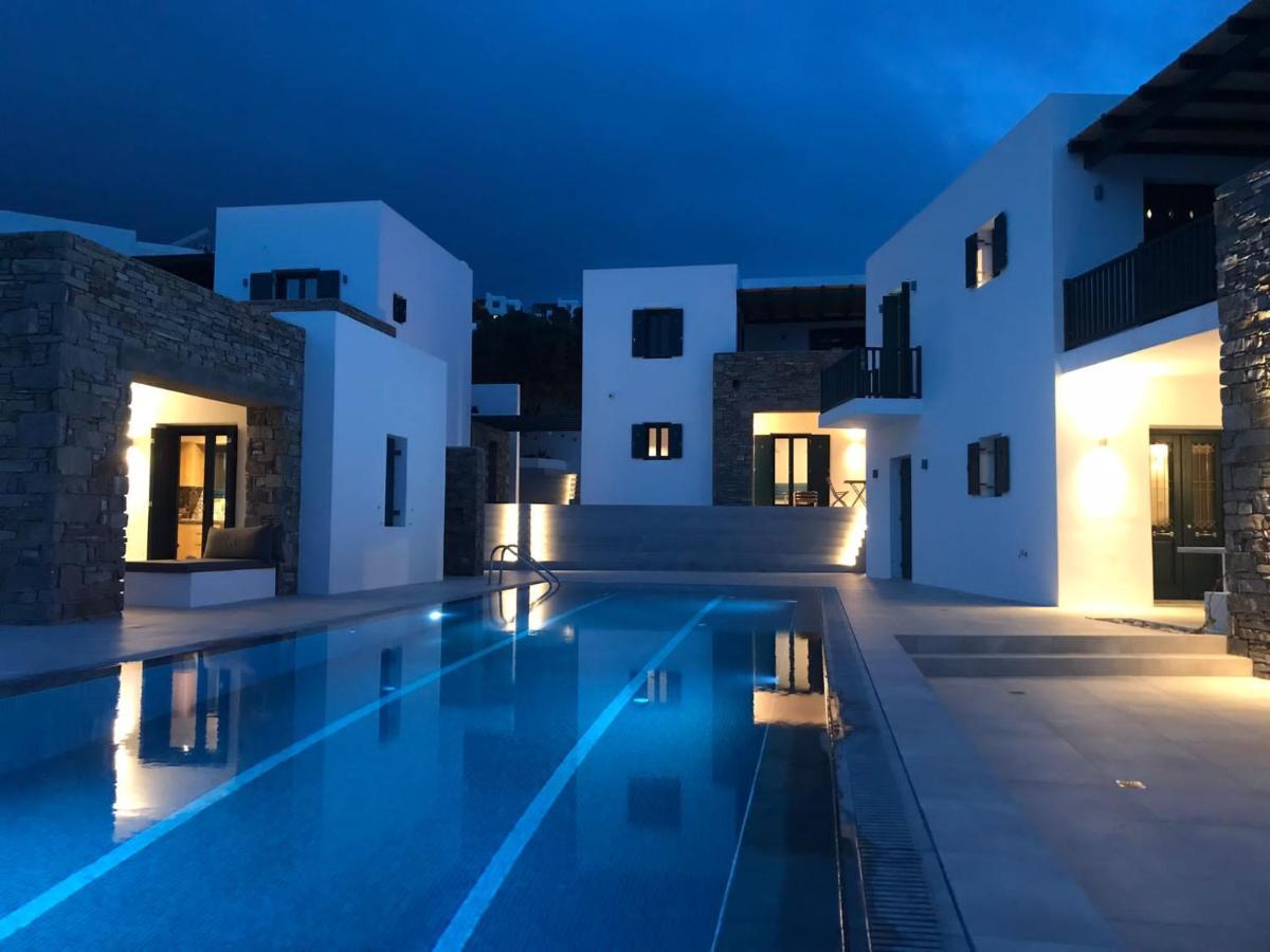 Paros-Memories-Neubau-Villen, Sportpool Aspro Chorio Eksteriør bilde