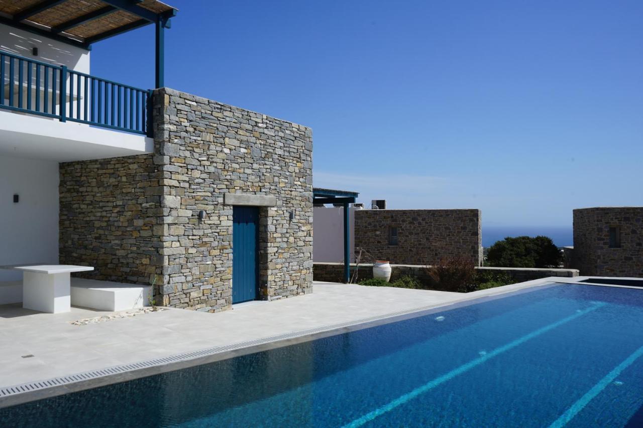 Paros-Memories-Neubau-Villen, Sportpool Aspro Chorio Eksteriør bilde