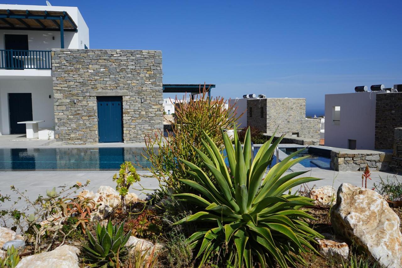 Paros-Memories-Neubau-Villen, Sportpool Aspro Chorio Eksteriør bilde