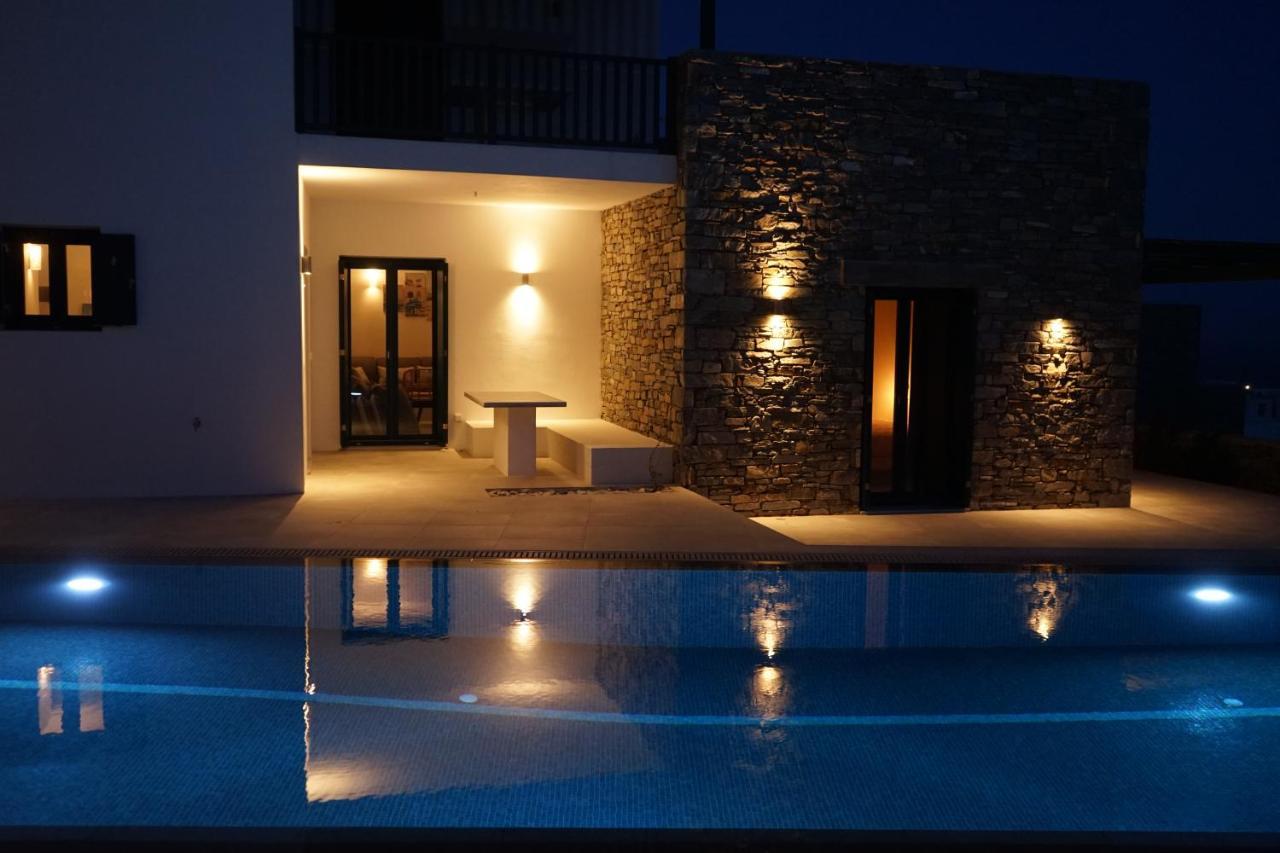Paros-Memories-Neubau-Villen, Sportpool Aspro Chorio Eksteriør bilde